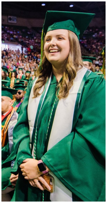 UAB student representing a caring, engaged campus community.
